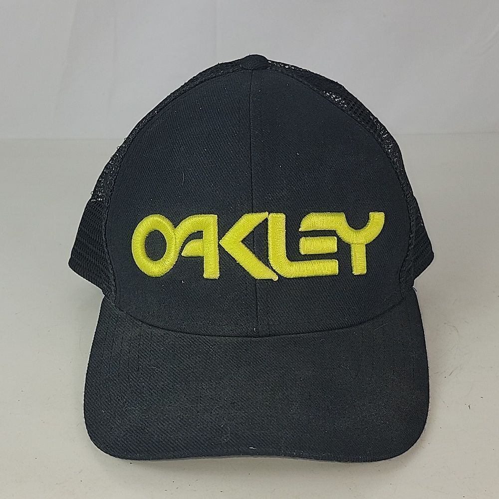 Oakley Hat Cap Snapback Trucker Black - Picture 7 of 10
